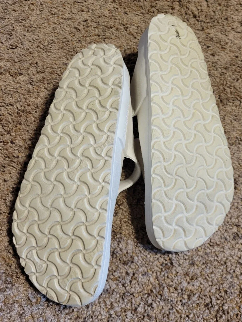 Birkenstock White Footbed Sandal (Gizeh Style)